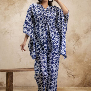 Kaftan Pajama Set & Short Pajama Set, Maxi Type